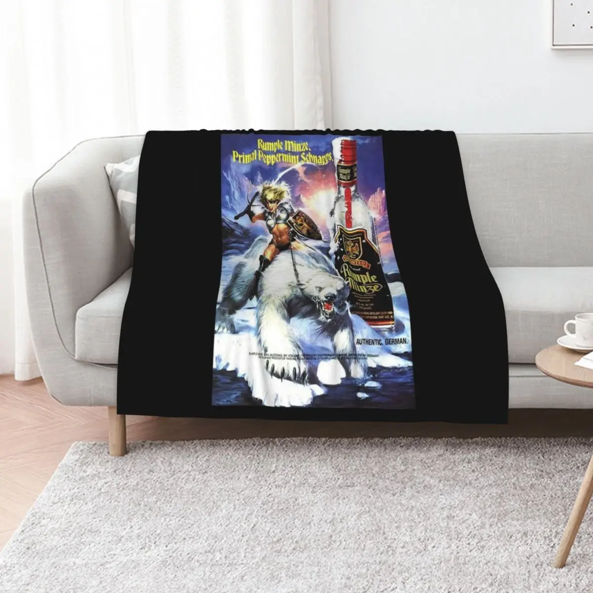 

Rumple Minze Primal Peppermint T shirt Classic T-Shirt Throw Blanket blankets and throws Summer Bed Fashionable Heavy Blankets