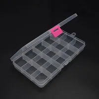 Boîte de rangement en plastique à 6 à 32 compartiments pour perles, bijoux et fournitures artisanales 5