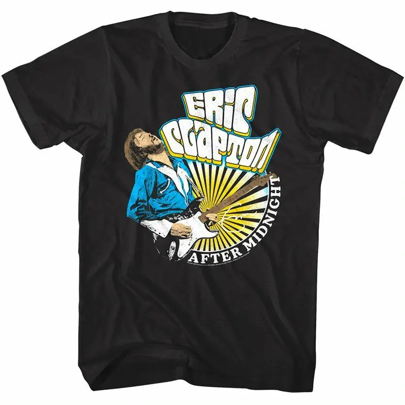 Eric Clapton After Midnight Men's T Shirt Guitar SIgnature