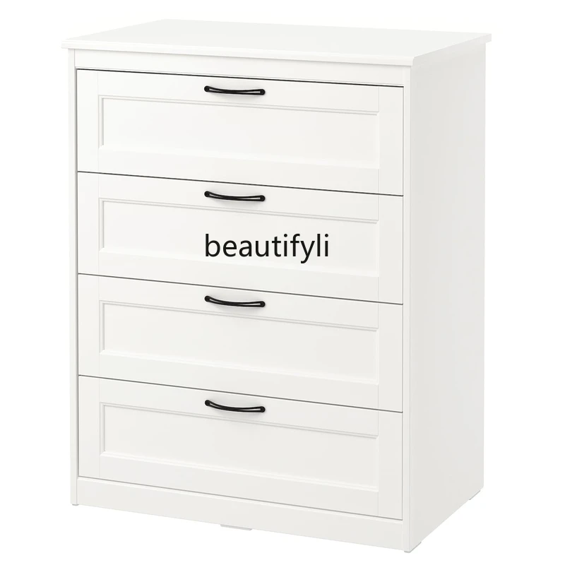 

HJ Chest of Drawers Locker 4 Bucket Chest of Drawer Storage Cabinet Bedroom Living Room