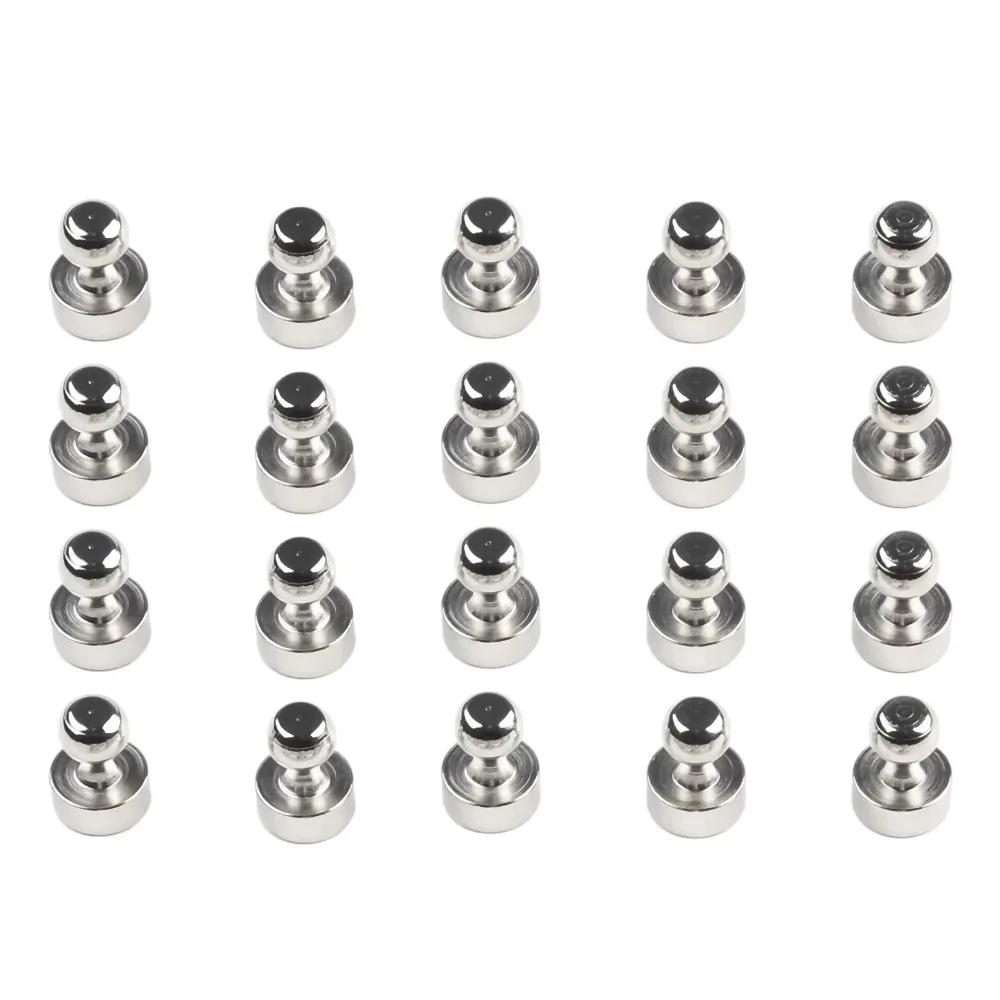 Heavy Duty Cone Shaped Neodymium Magnetic Push Pins Extra Strong Magnet Thumbtacks Reusable Metal Board Magnets Ideal For Whiteb