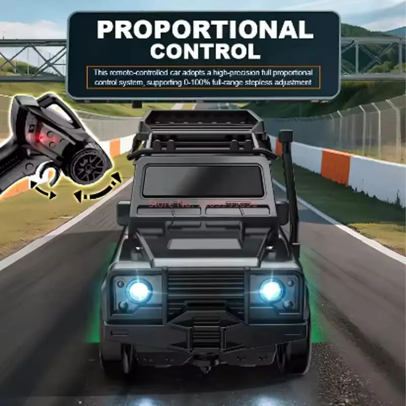 1/64 RC الانجراف سيارة 2.4G مقياس كامل 4WD على الطرق الوعرة التحكم عن بعد سباق السيارات الانجراف منضدية صغيرة سيارات لعب للأطفال