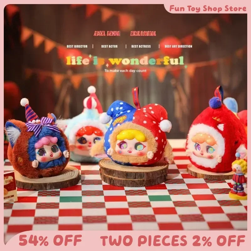 

Baby Three Migo Dream Circus Series слепая коробка рюкзак кулон коллекционная модель настольный орнамент загадочная коробка милый подарок для девочки