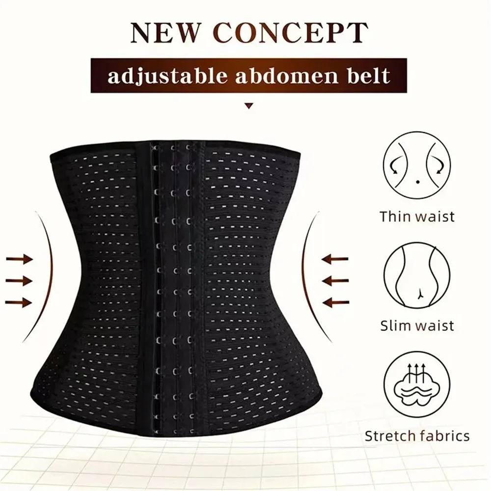 Women Body Shapewear Tummy Slimming Black Belly Band Shaping Shaper Corset Postpartum Flat Belly Postpartum Corset Shapewear