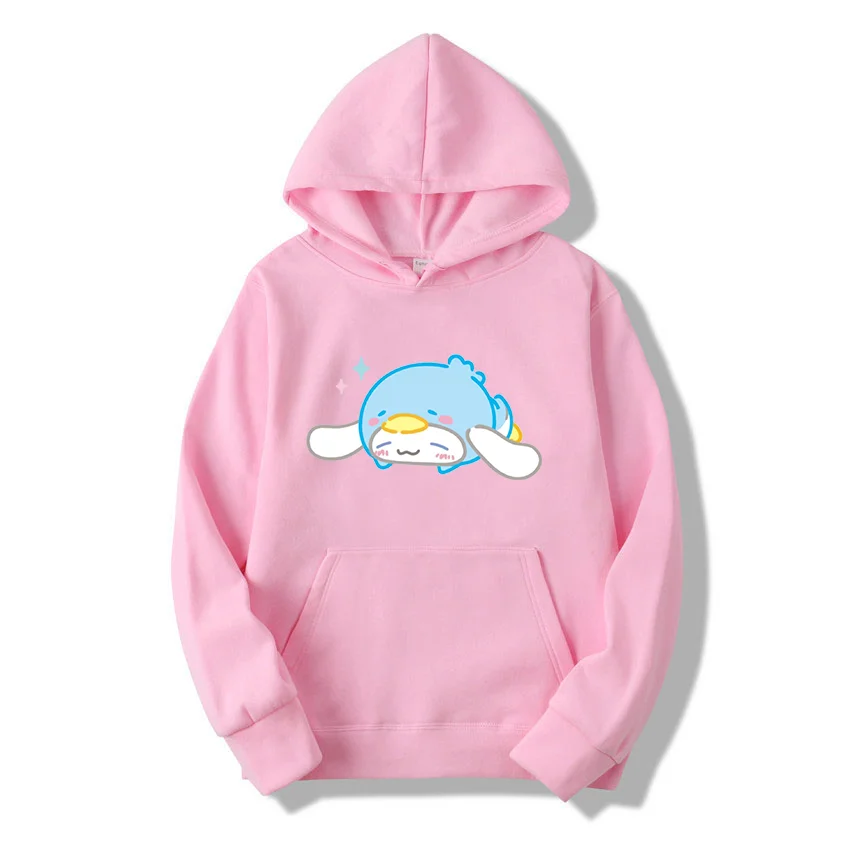 

Kawaii Cinnamo roll casual cute print unisex hoodie spring and autumn Sanrio cartoon casual sports street print hoodie