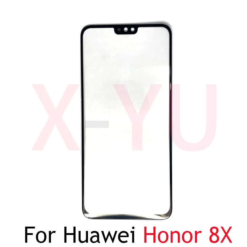 

Touch Screen OCA Glass Cover For Huawei Honor 8X Front Glass Touch Screen Top Lens LCD Outer Panel Repair Parts