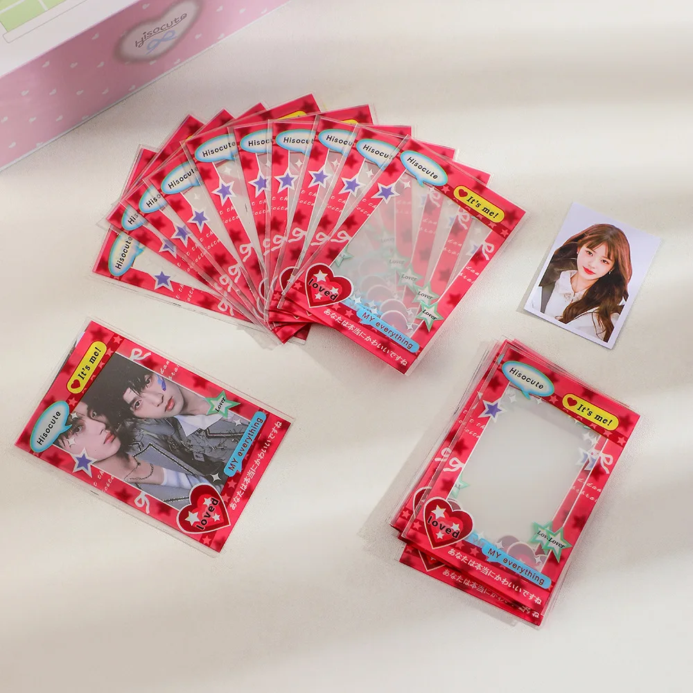 Minkys 20 teile/paket Pack Kawai 3 Zoll Kpop Foto karte Rahmen Foto dekorative pp Ärmel Tasche Schul briefpapier – Detail 17