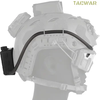 Desembaçador de óculos tático com velocidade de vento ajustável, bomba antiembaçante sem fio para óculos de segurança airsoft