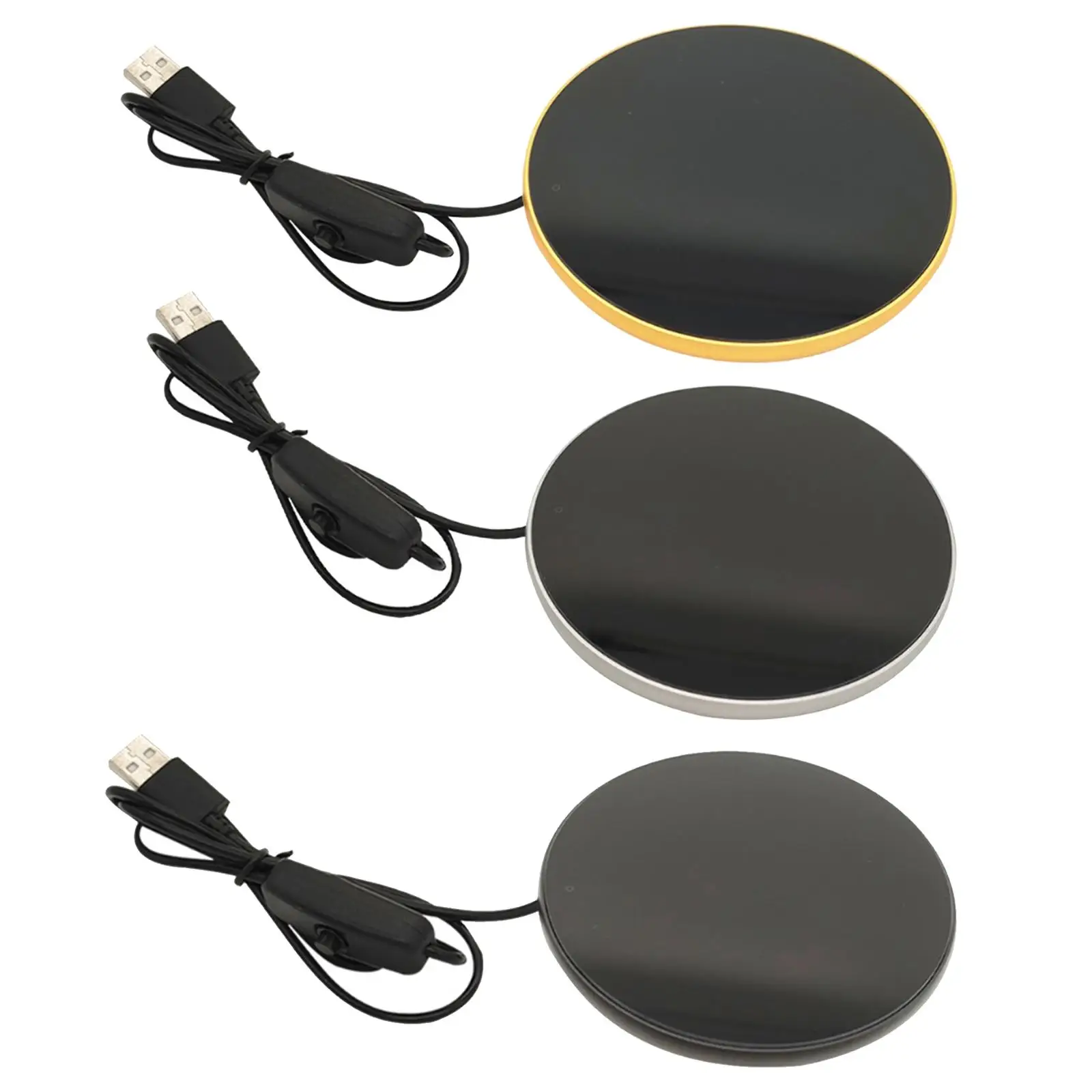 Electric Mug Heater Heating Plate Cup Warmer Cup Warmer Mat for Traveling