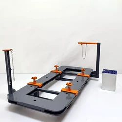 New set/piece of 1/18 three-dimensional carpark workshop maintenance stage property scene display model set toy fully handmade