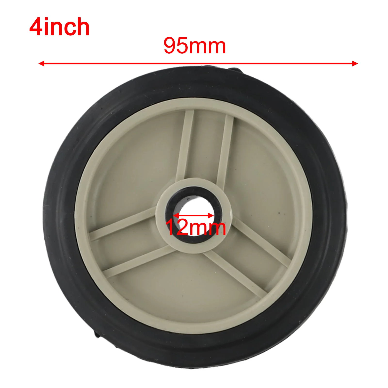 Air Compressor Caster Caster Wheel Replacement for durable Rubber Material High Performance Non-slip Silent Operation