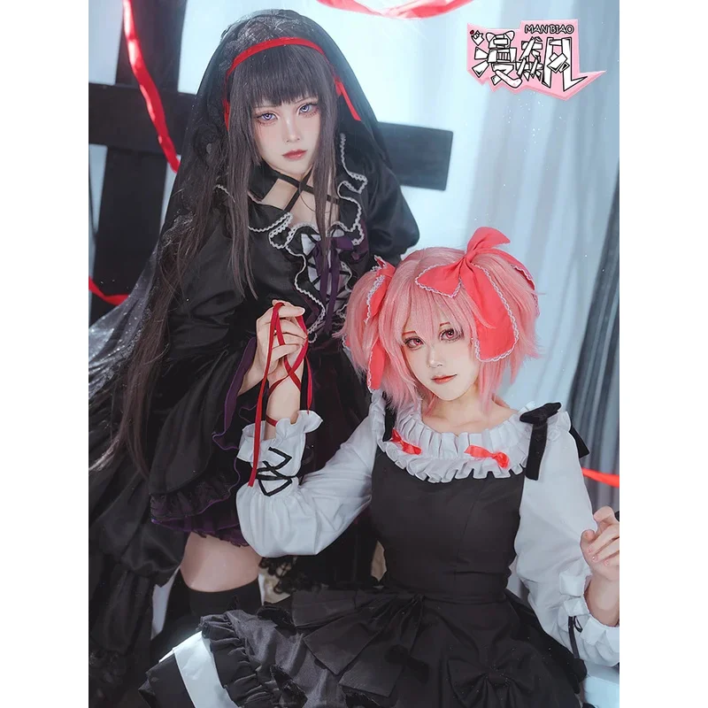 Puella Magi Madoka Magica COS small foreign dress magic girl Xiaoyuan Don Quixote linkage Akemi Homura cosplay clothing