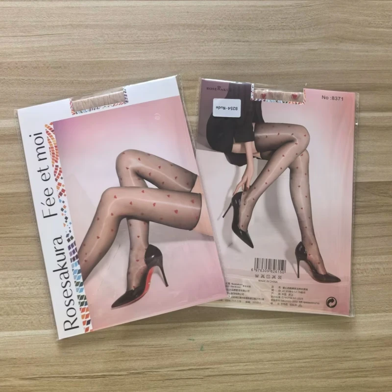 

10 пар/комплект, блестящие чулки с принтом в виде сердечек и точек, для вечеринок, женские, сексуальные, ультратонкие, прозрачные, эластичные, нейлоновые, до бедра