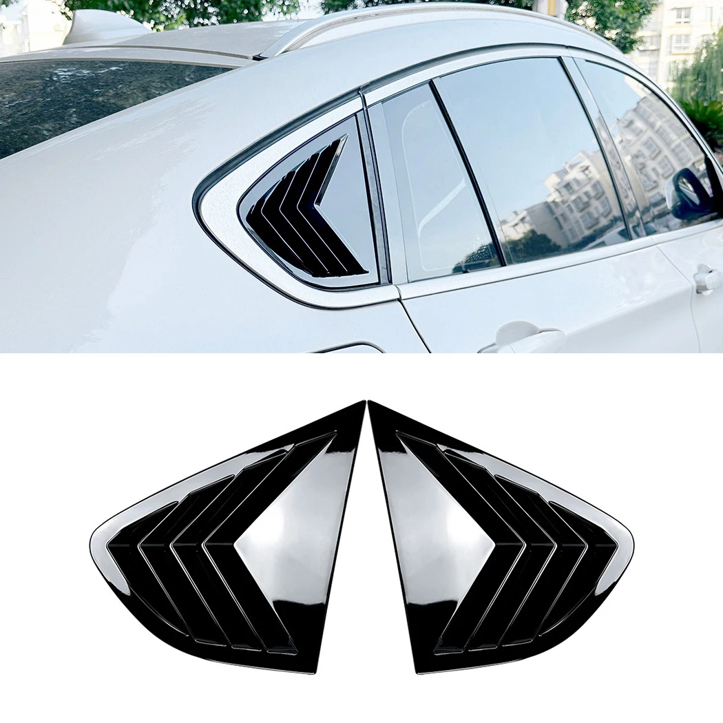 

For BMW X4 F26 2014 2015 2016 2017 2018 Car Rear Triangle Window Shade Spoiler Bodykits