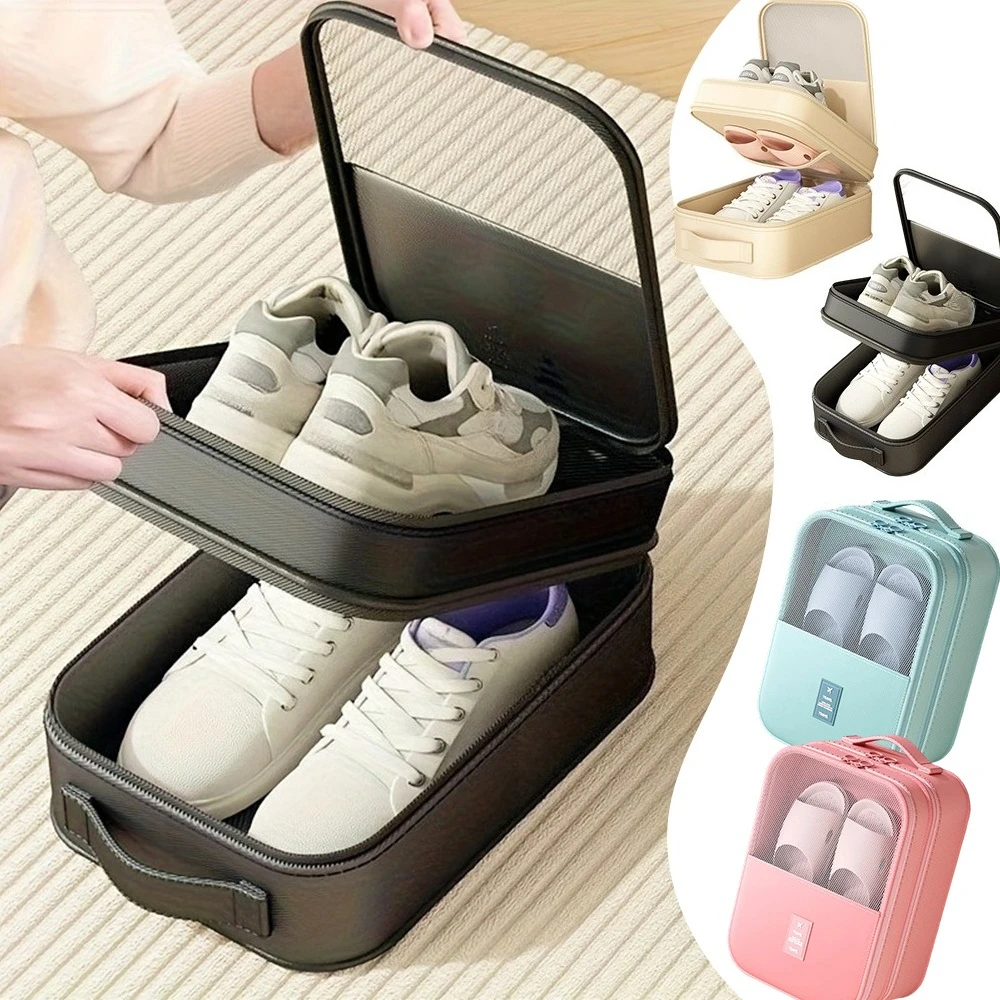 

1pc Portable Travel Shoe Bags Underwear Clothes Bags Luggage-Attachable Shoes Organizer Storage Dustproof for Home Travel Hotel
