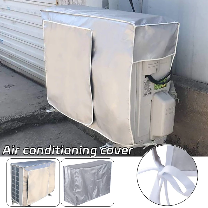 Household Air Conditioner Cover Sun Protection Waterproof Air Conditioning Main Unit Protective Cover Anti-Dust Protective Case