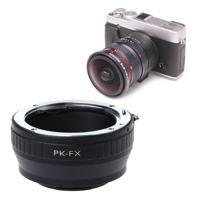 PK-FX Mount Adapter Ring For Pentax PK Lens to X-Pro1 Camera New