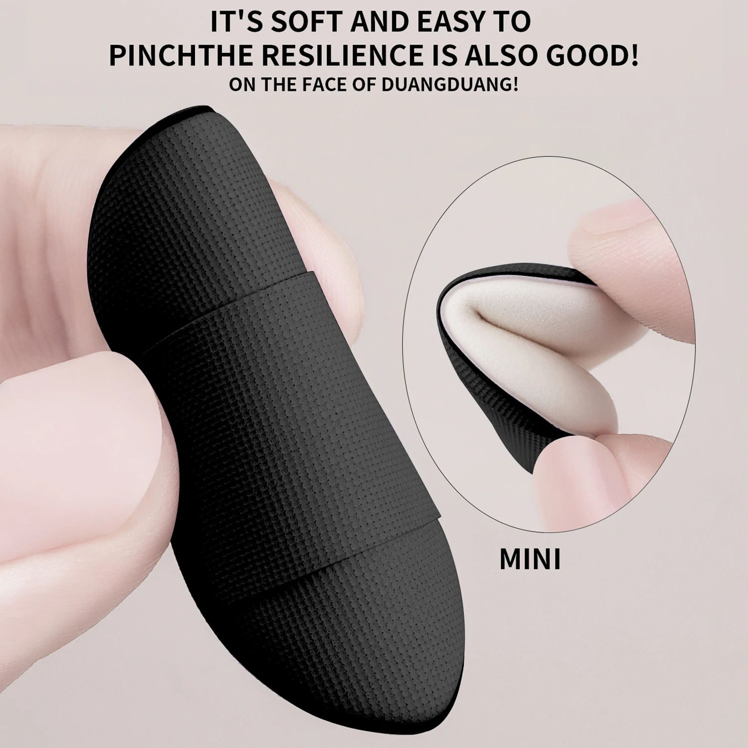 5 ชิ้น Thumb แป้งพัฟแต่งหน้าฟองน้ํานุ่มสามเหลี่ยมแป้งพัฟสําหรับ Liquid Foundation Body Cosmetic Foundation เครื่องมือความงาม