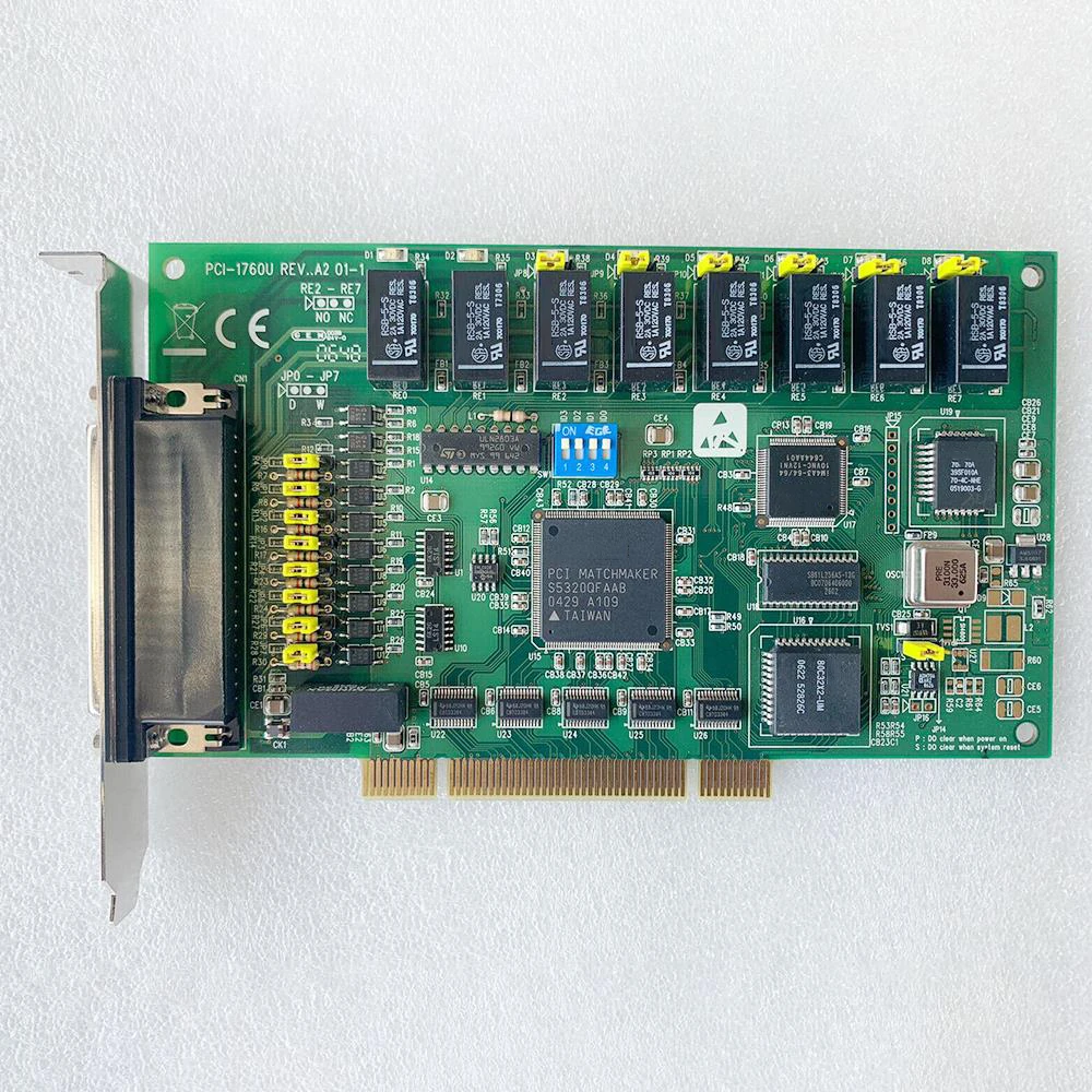 8-Way Relay Output Isolation Digital Input Card PCI-1760U REV:A2 High Quality - Fast Shipping