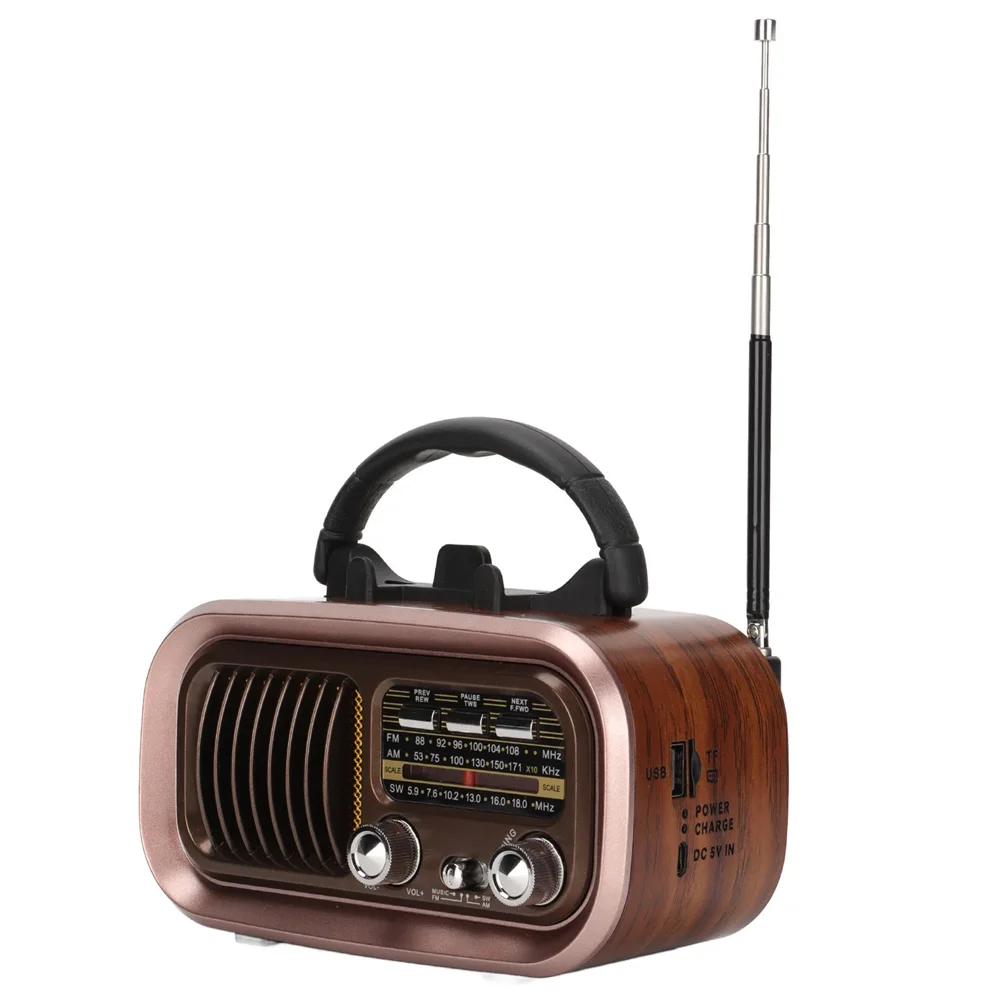 AM FM SW 라디오 쉬운 조정 휴대용 라디오, 텔레스코픽 안테나 포함, 3 밴드 라디오 플레이어, 노인 워킹 캠핑