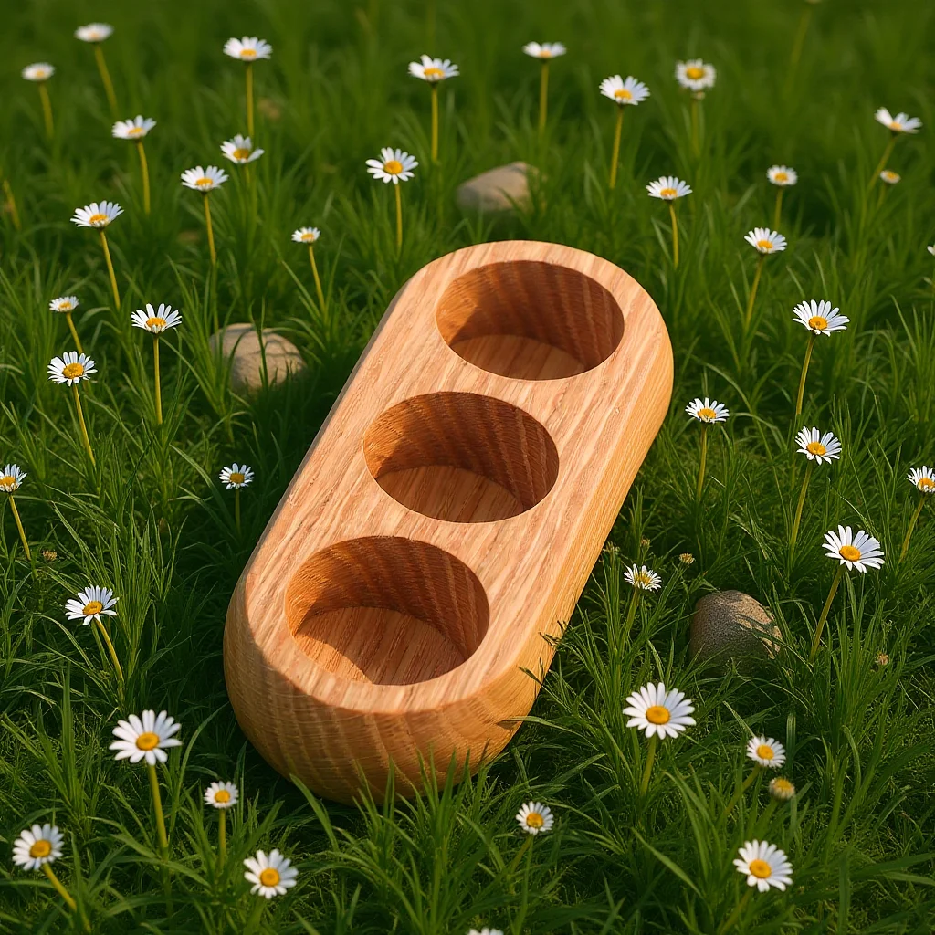 

3-Grid Solid Wood Essential Oil Display Box Desktop Organizer Multi-Slot Essential Oils Rack Storage Stand Perfume