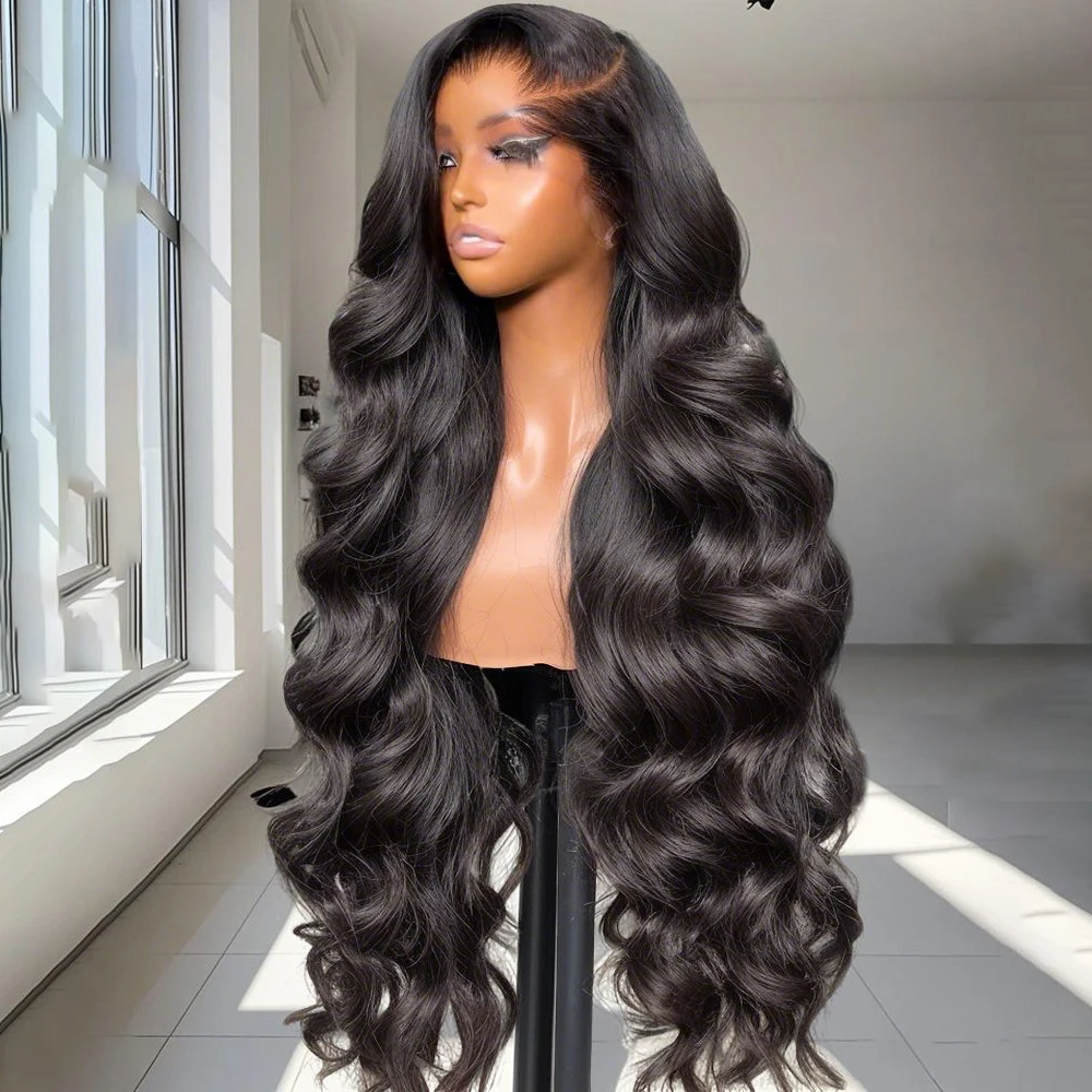 36 Inch HD Loose Deep Wave 13x6 Lace Front Human Hair Wigs Brazilian Water Wavy Human Hair Wig 13x4 Lace Frontal Wigs For Women