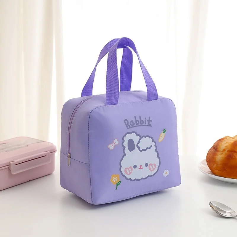 Cartoon Lunch Bag Children\'s Portable Insulated  Bag Aluminum Foil Large Capacity Portable Lunch Box Bag Bolsas De Almuerzo Sac