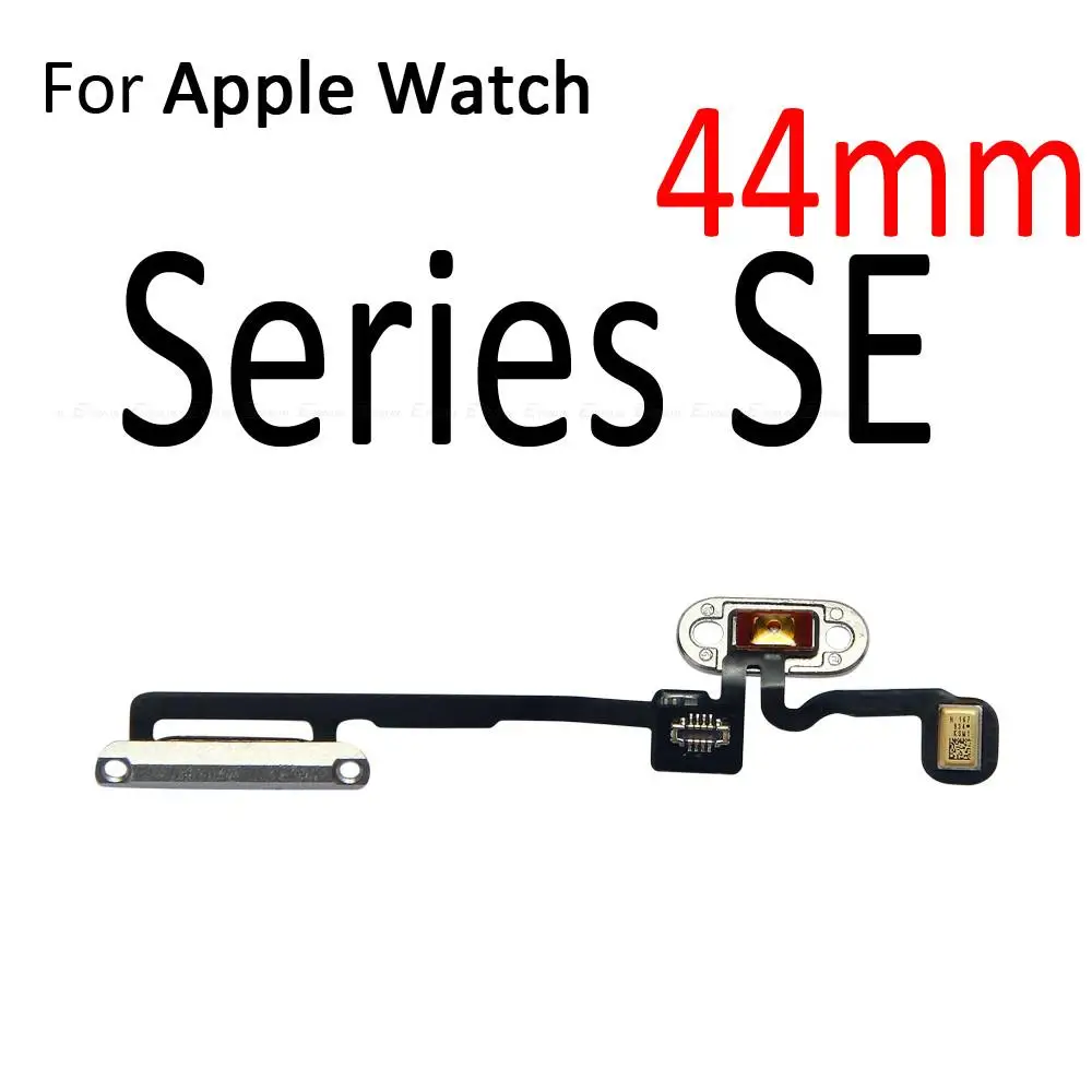 Power Switch On Off Key Ribbon Flex Cable With Microphone For Apple Watch Series 1 2 3 4 5 6 38mm 42mm 40mm 44mm Repair Parts