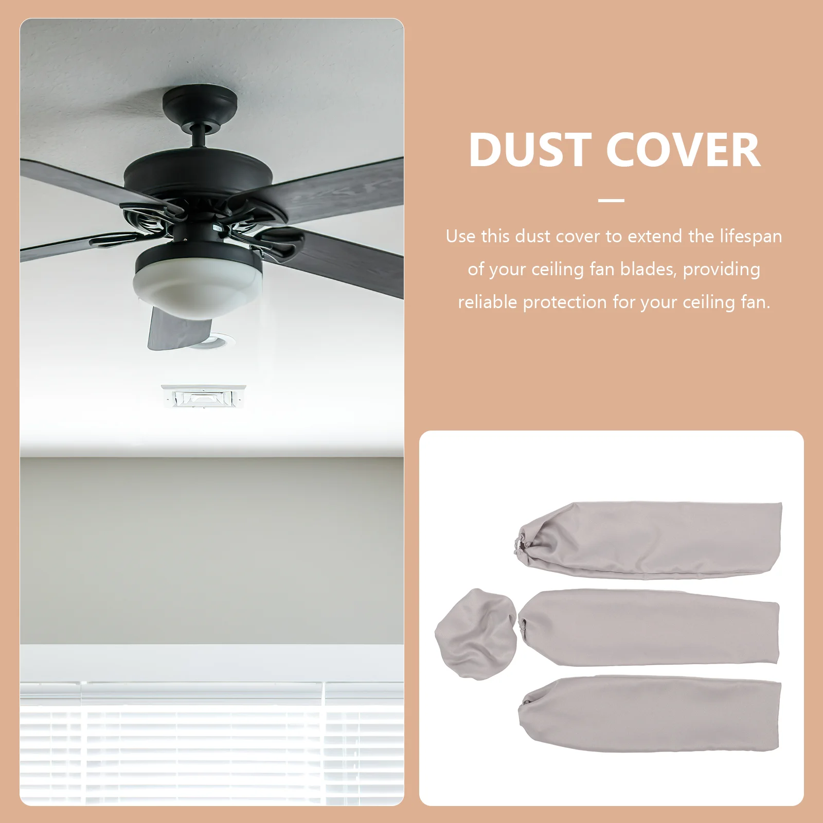 Ceiling Fan Blade Dust Covers for Blades / Sofa Air Conditioner Decorative Decoration