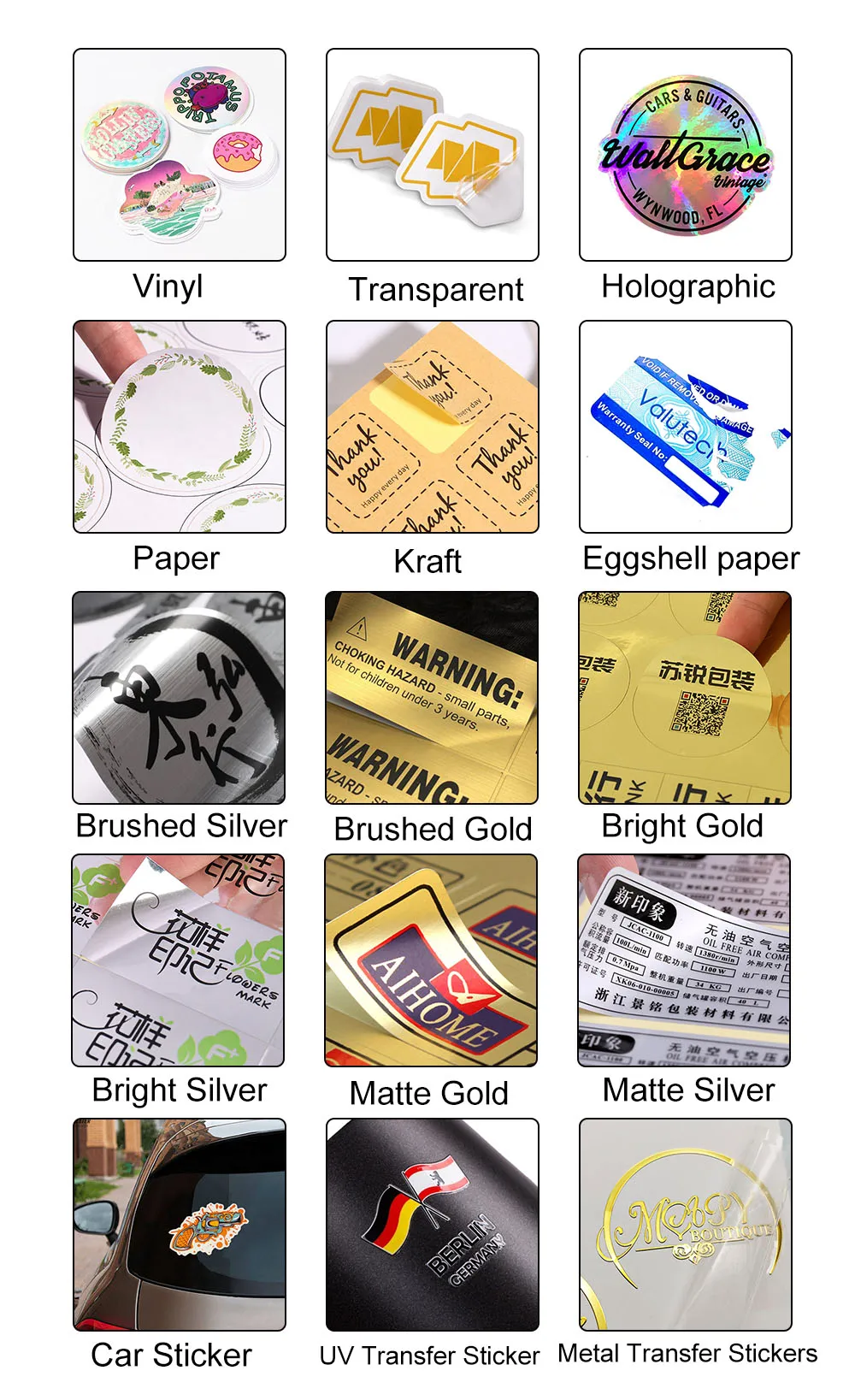 Individuelle Aufkleberbögen mit Kiss-Cut-Verfahren, mit Logo und Namen, wasserdicht, transparent, holografisch, Vinyl, dekorativ, für Laptops, Cartoon, niedlich, Anime, Buch – Detail 4