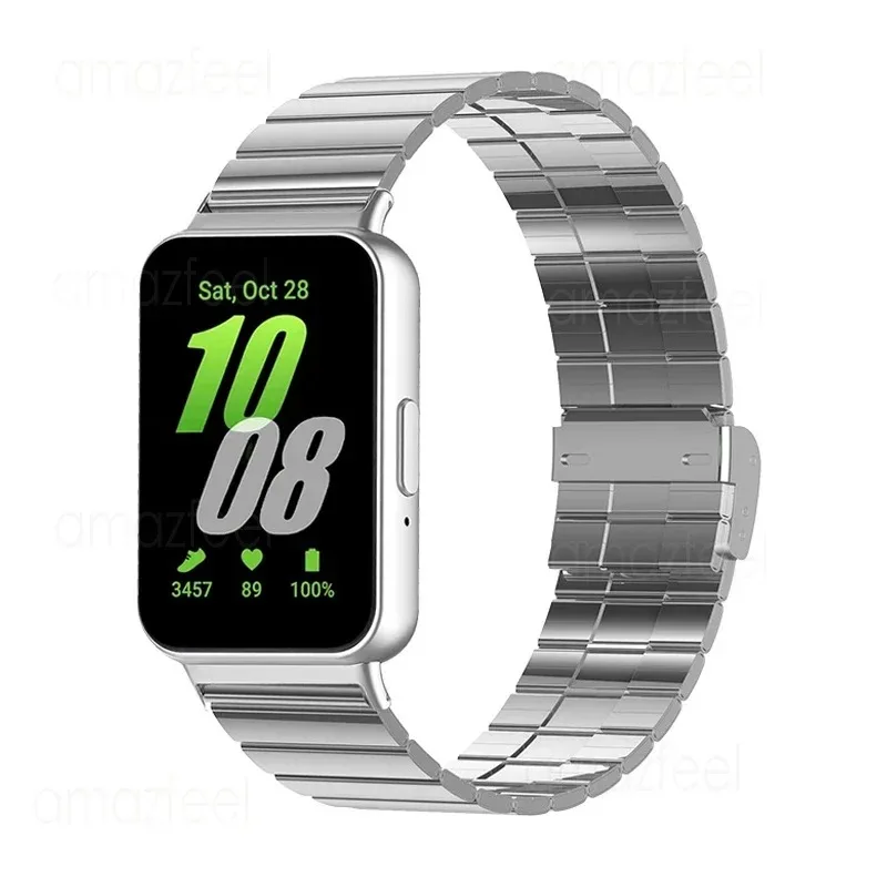 

Stainless Steel Bracelet For Samsung Galaxy Fit 3 Strap Stainless Steel Wristband Samsung Watch Fit 3 Bracelet