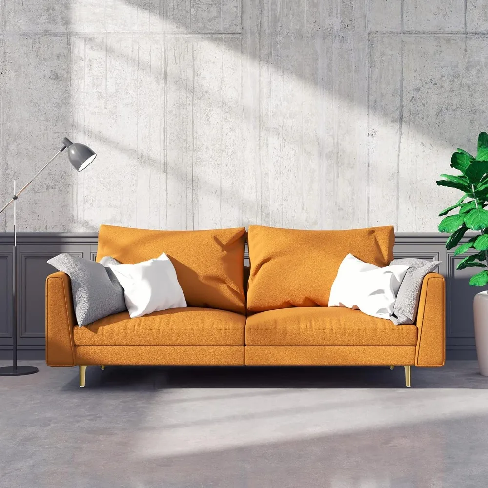 Gambe per mobili in oro spazzolato da 6 pollici, gambe per mobili Set di 4 piedini per mobili moderni Gambe da tavolo in metallo per armadio divano divano Ch