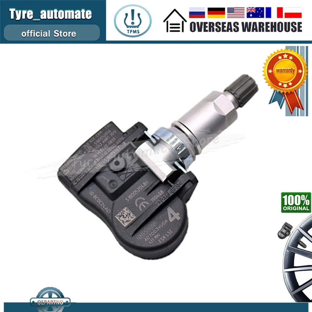 4PCS 433MHz TPMS Sensor 40700-3VU0A Tyre Pressure Sensors FOR Nissan Pulsar Qashqai II TIIDA TEANA X-Trail Rogue 407003VU0A