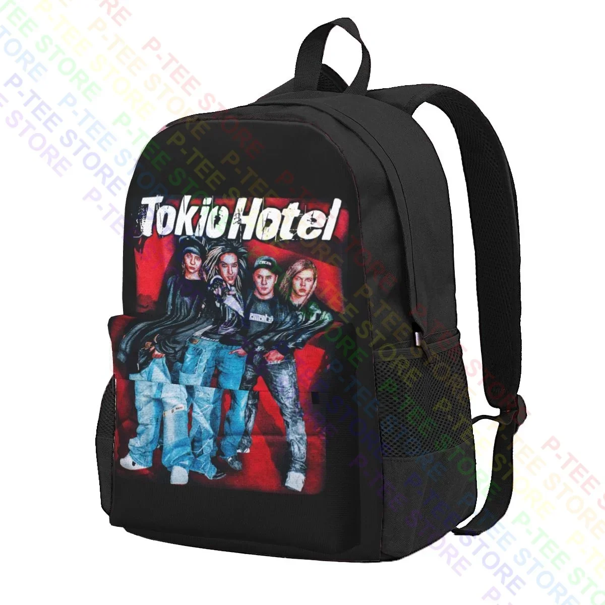 00S Tokio Hotel Large Capacity Backpack Bookbag New Style Storage Bag Riding Backpack