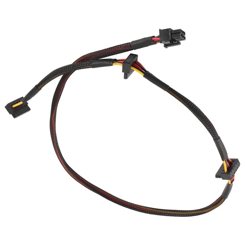 Modułowy przewód PSU 6Pin do 3-portowy kabel zasilający SATA 18AWG 80Cm dla Antec NP TP ECO Series