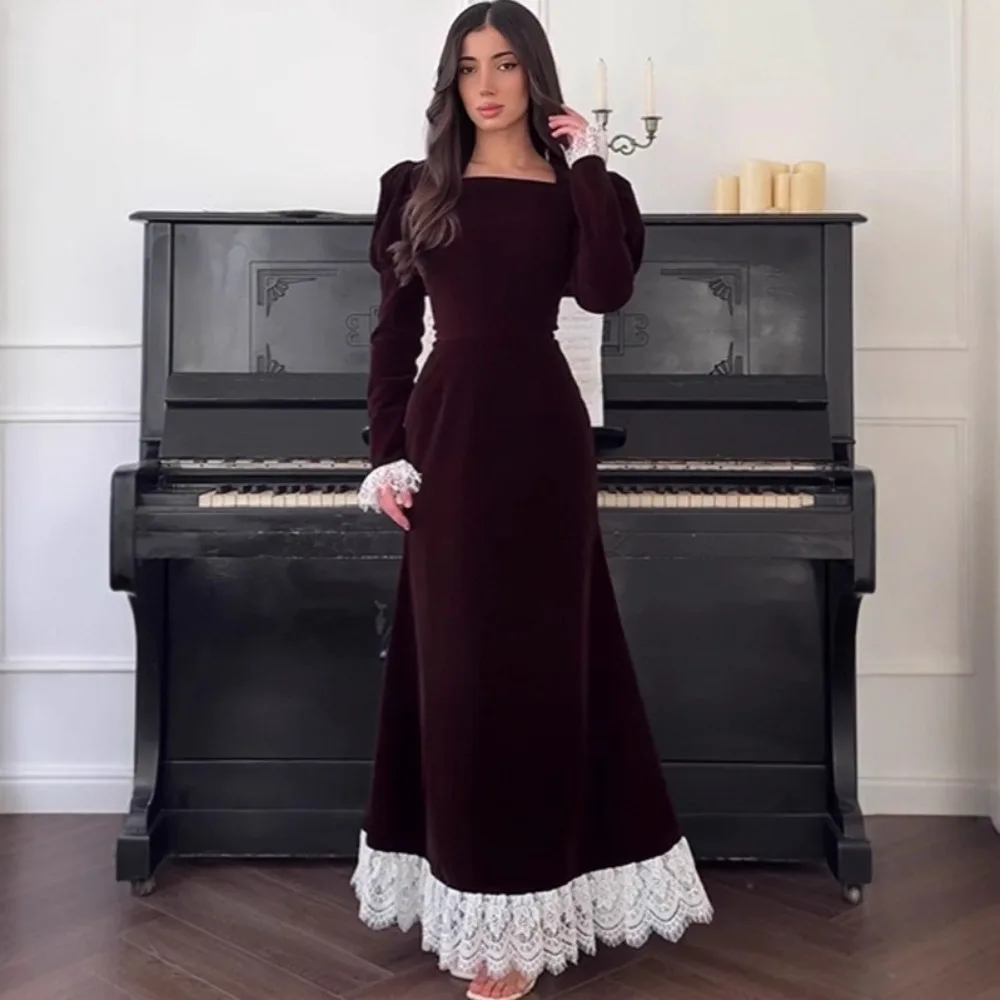Eid abito marocchino musulmano per le donne Abaya Jalabiya abiti da festa con ricamo di piume Dubai Abaya caftano Islam abiti abito arabo