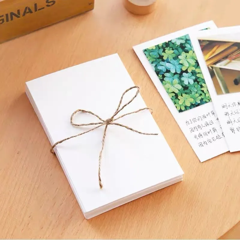 

50/100/200pcs 29.7×21cm/11.7×8.3 in White Paper Card paper DIY Gift Packing Cardboard Paper Blank Postcard hand-drawn doodles ﻿