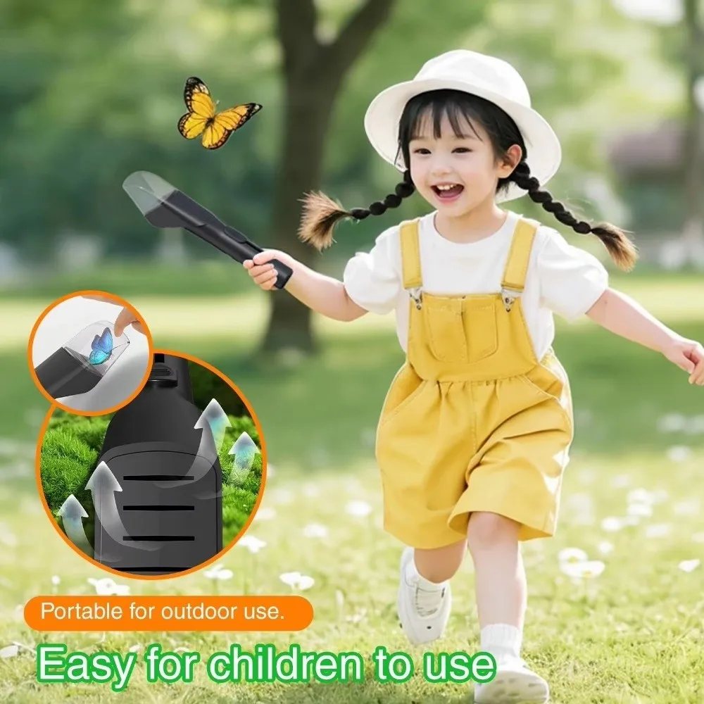 Non-Contact Handheld Insect Trap Transparent Handheld Insect Observation Tool Comfortable Grip Portable Portable Insect Catcher