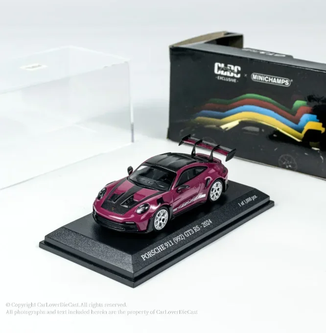 MINICHAMPS 1/64 Porsche 911 (992) GT3 RS Die-Cast Car Model