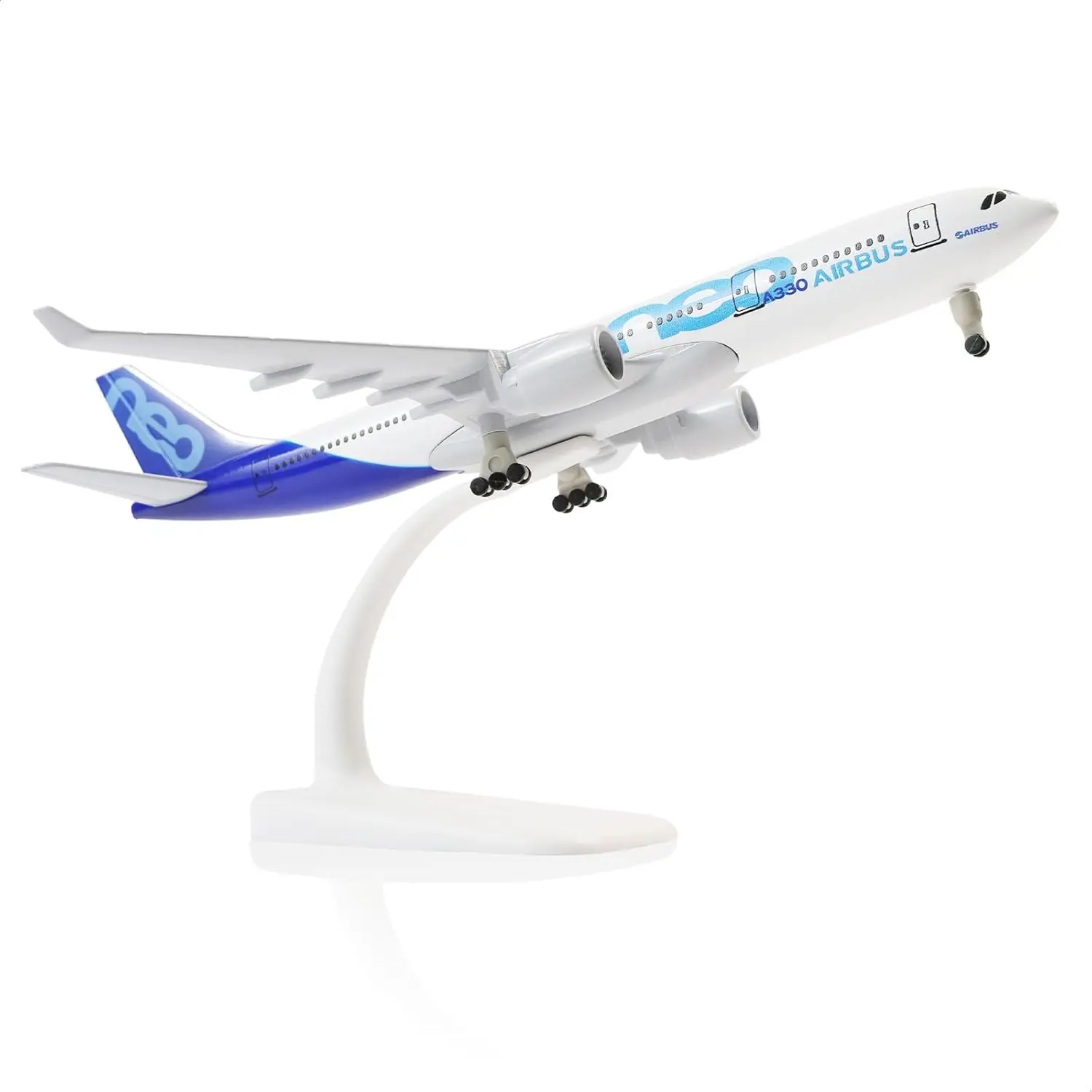 

20cm A330 neo Diecast Metal Airplane Model Kit with Display Stand, for Aviation Enthusiasts Gifts or Decorations