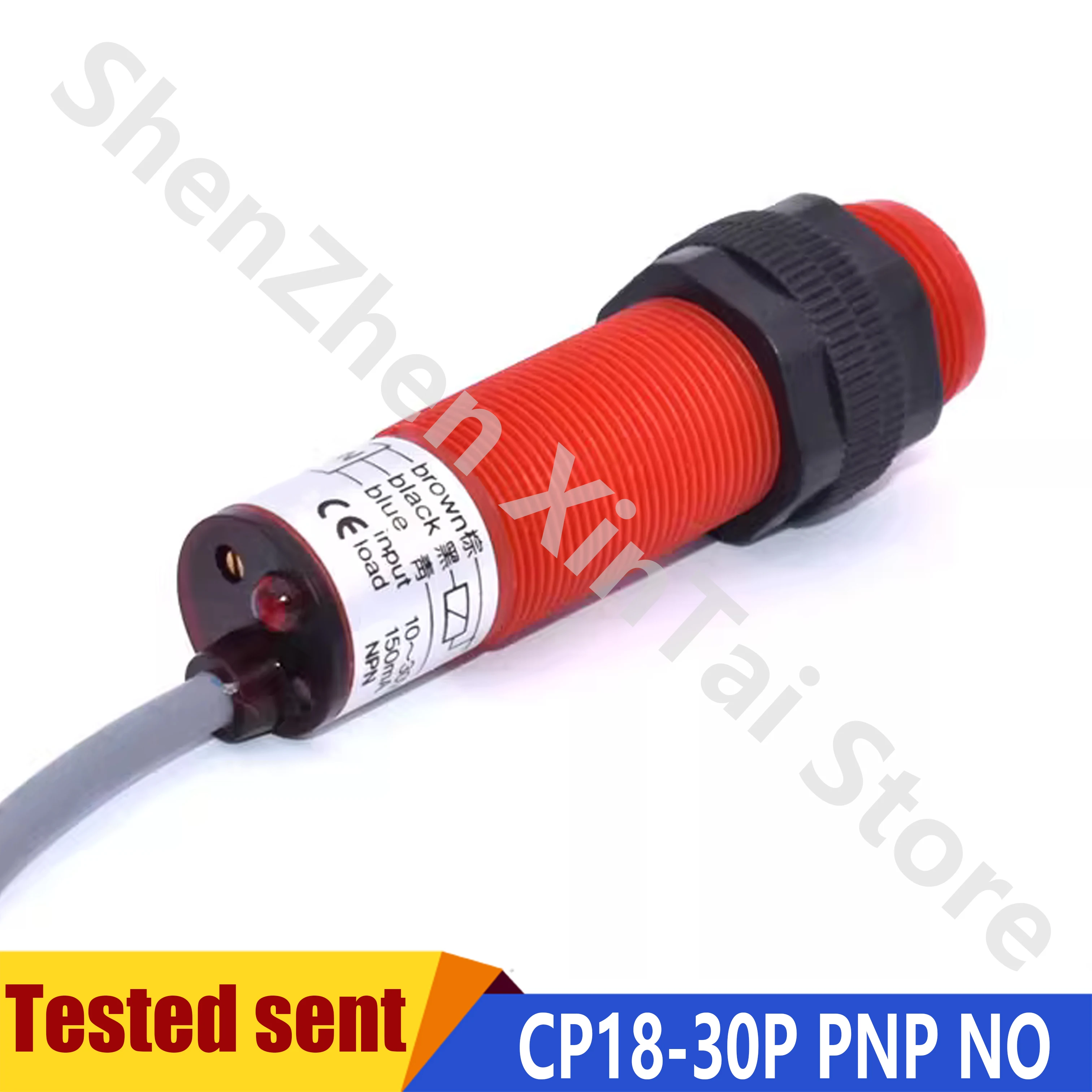 

New CP18-30P PNP NO CP18-30NB NC CP18-30N NPN NO Capacitive Proximity Switch