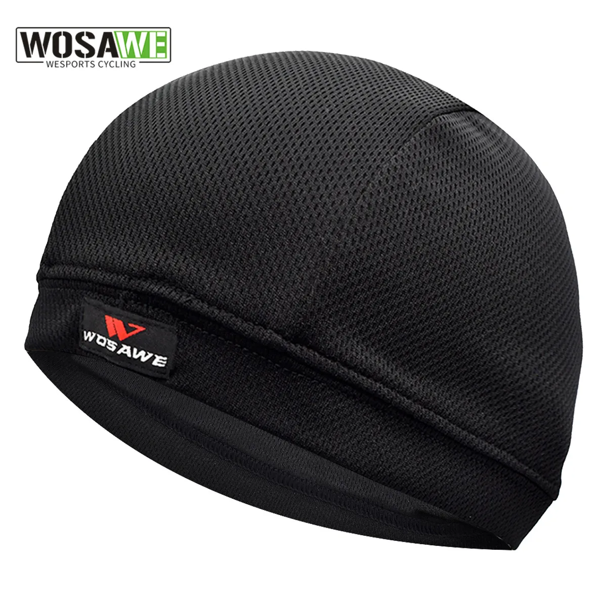 WOSAWE Breathable Mesh Cycling Helmet Inner Caps Anti-Sweat Hat Thin Bicycle Bike Racing Ski Under Helmet Lining Caps Men Women