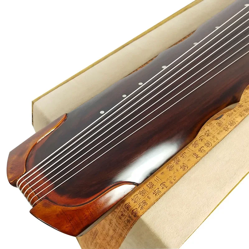 Chinese Fuxi HunDun Guqin 7 strings old Paulownia Ancient Zither For Beginner Practice Guqin 100% Handmade musical