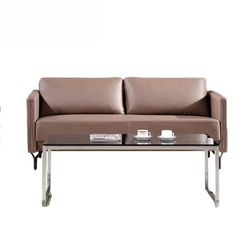 

# Modern Office Furniture 1 1/2 Seater Leather Sofa Set For School Hospital Or Workshop Use