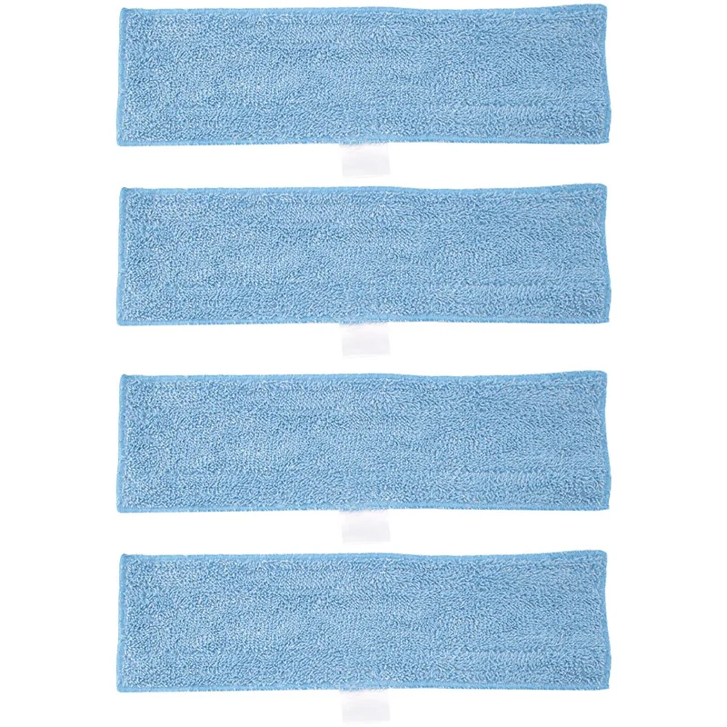 4 Pcs Washable Reusable Microfibre Mop Cloths For Polti Moppy Steam Engine Household Cleaning Accessories