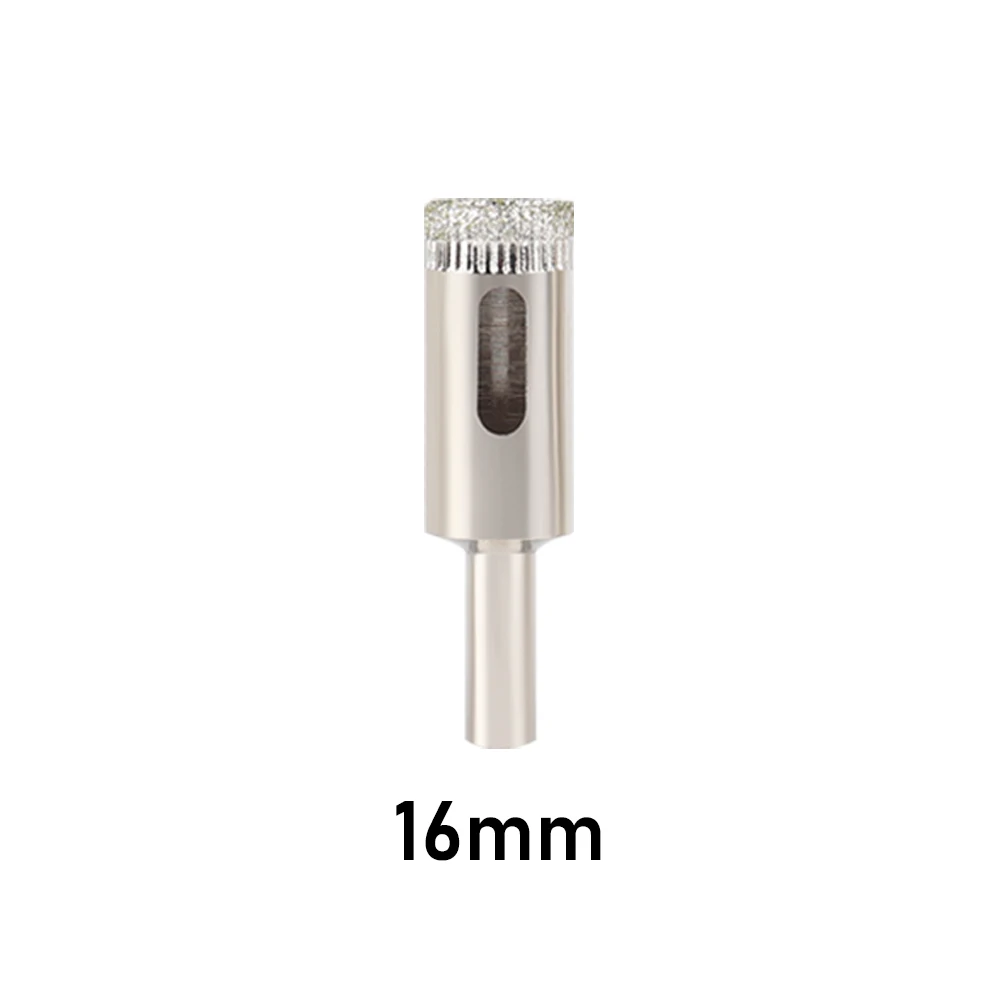 Kính khoan mạ lỗ mở 10 cái 6-30 mét kim cương tráng định vị khoan lổ khoan Bit Set Saw Kit gạch đá cẩm thạch gốm điện