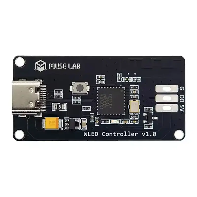 

ГОРЯЧАЯ ЦЕНА! Контроллер Muselab с открытым исходным кодом для светодиодных лент WLED WS2812B, полноцветный RGB-контроллер