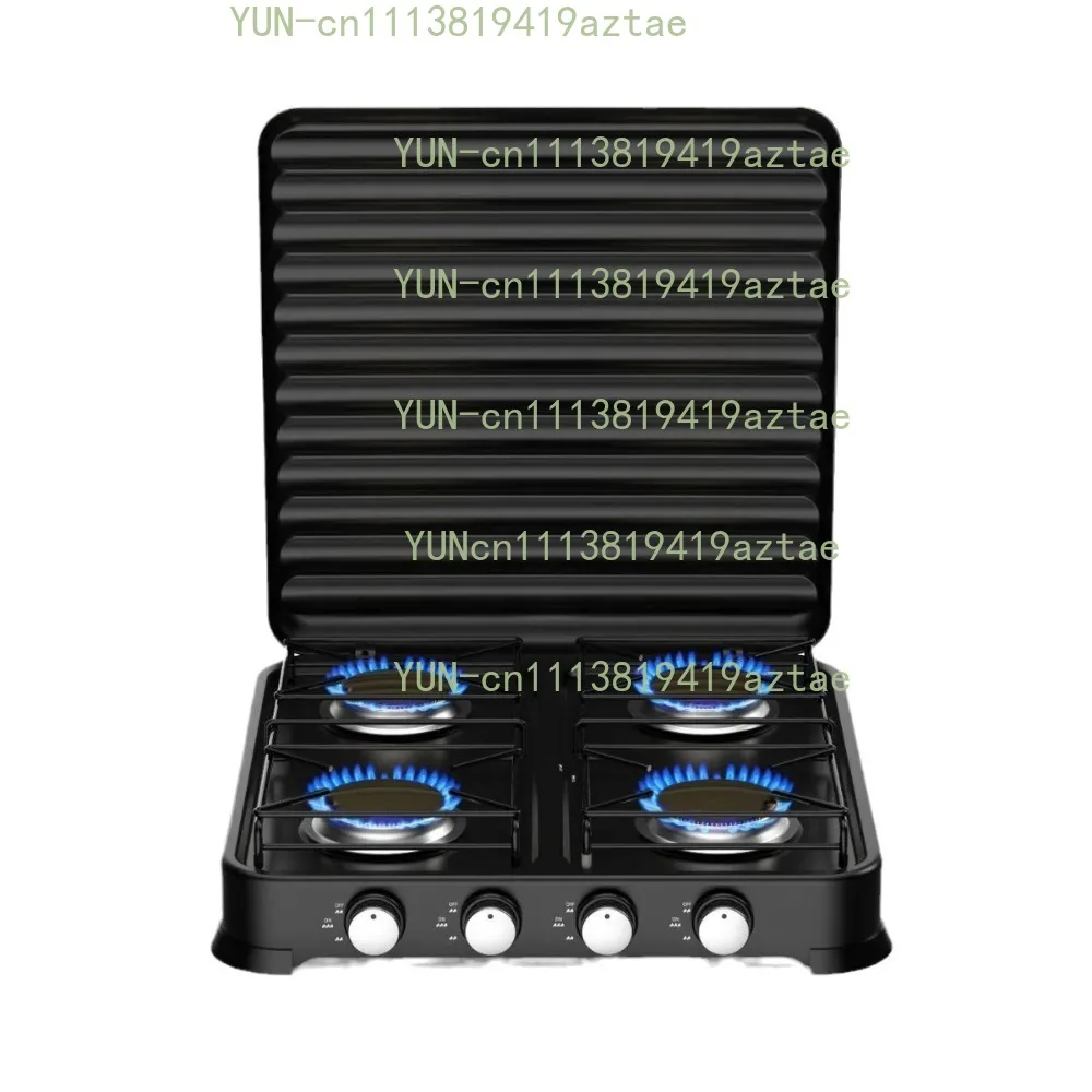 Foreign trade gas  Desktop four-eye stove Gas Stove European outdoor manual ignition gas