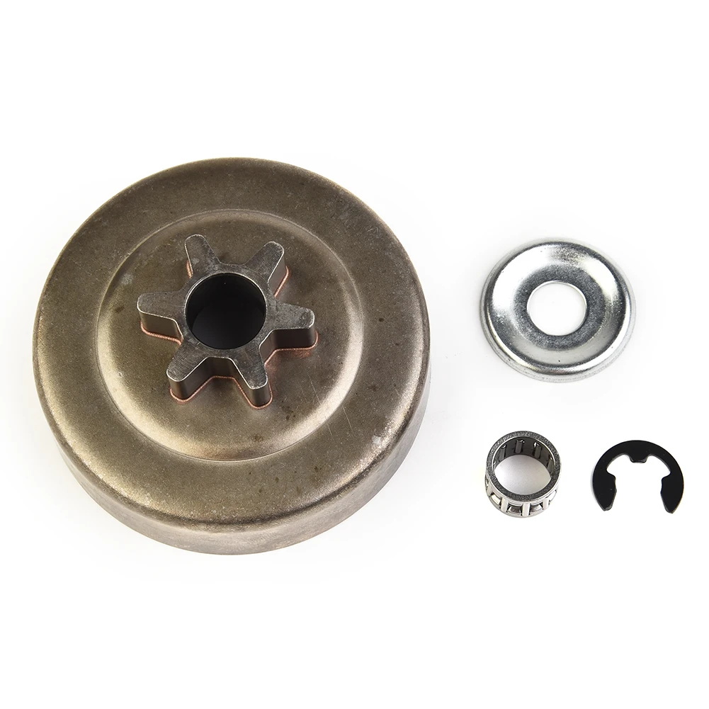 Spares Pack for Chainsaws Contains a clutch drum sprocket washer and e clip proper fitment on the popular models