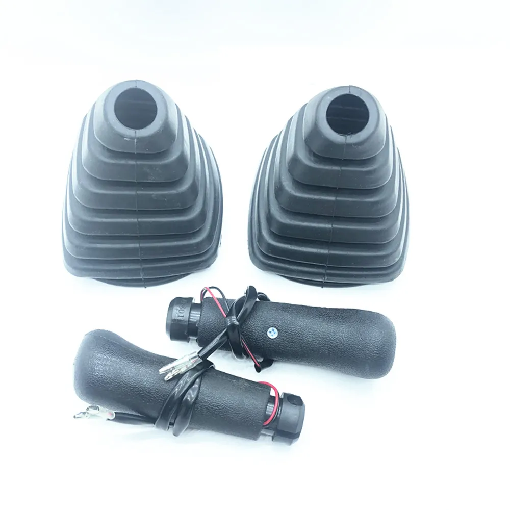 

Excavator Joystick handle Rubber horn side weightlifting side Lever dust-proof set Excavator accessory For CATERPILLAR 320B/C/D